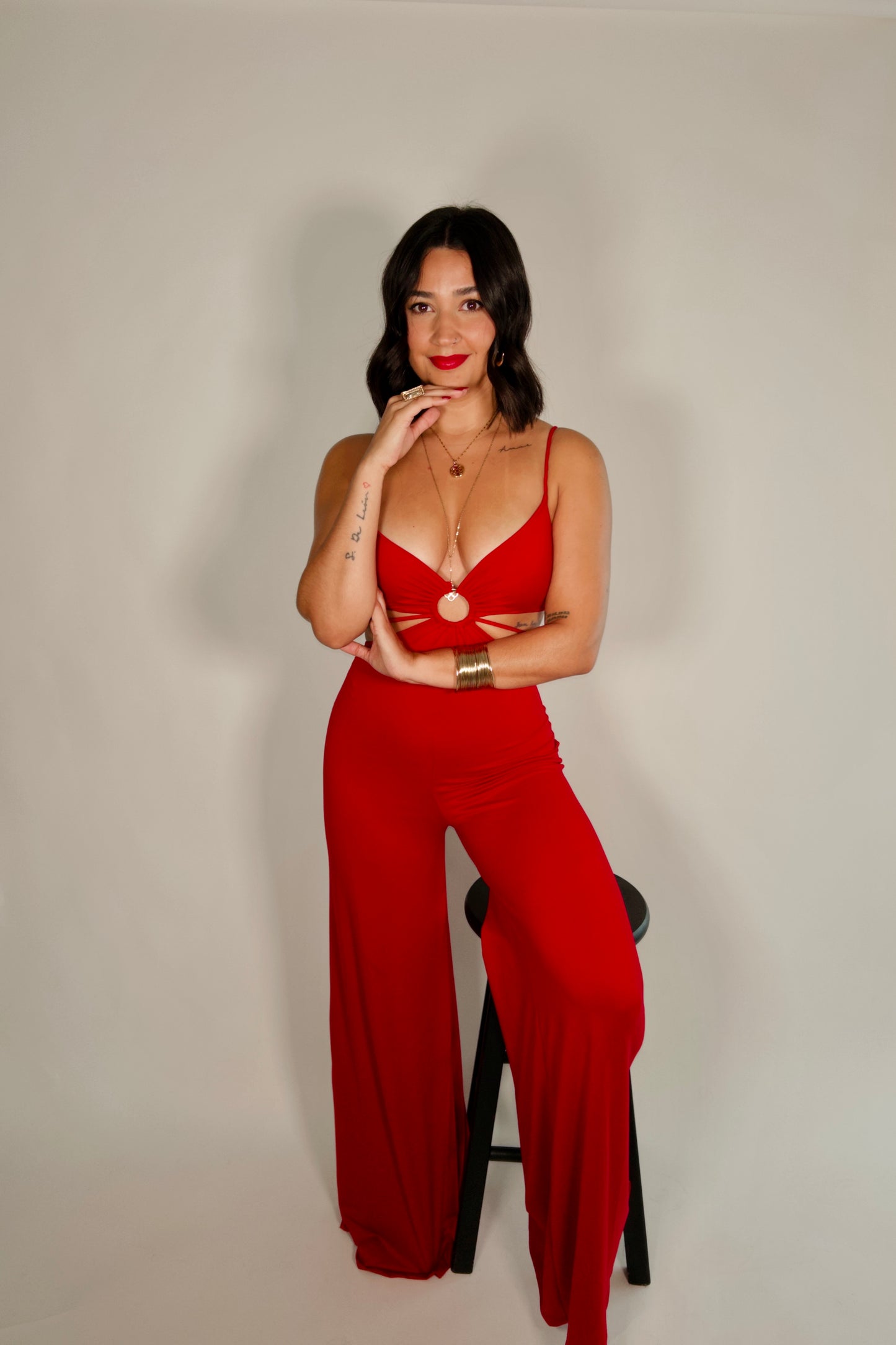 PREORDEN: Ruby Red Jumpsuit