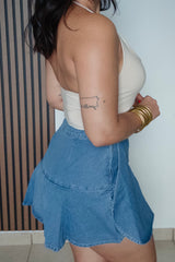 Beige Beading Top