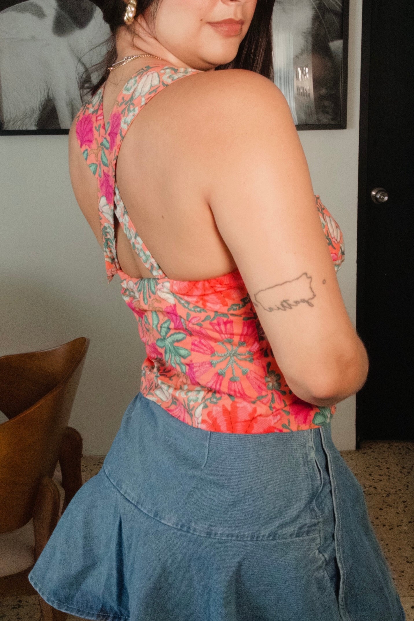 Multi Print Cotton Top