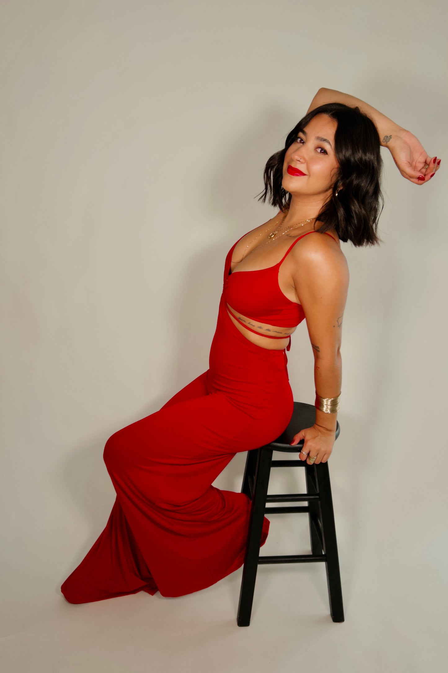 PREORDEN: Ruby Red Jumpsuit