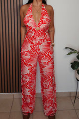 Tropi Open Back Jumpsuit