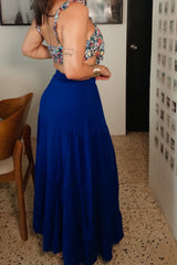Blue Maxi Skirt